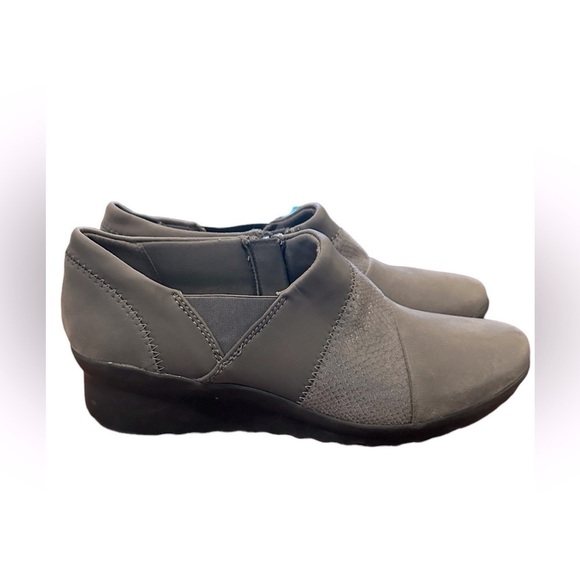 CloudSteppers By Clarks Womens Caddell Denali Loafer Shoes Gray Soft Cushion 8 - Picture 1 of 5